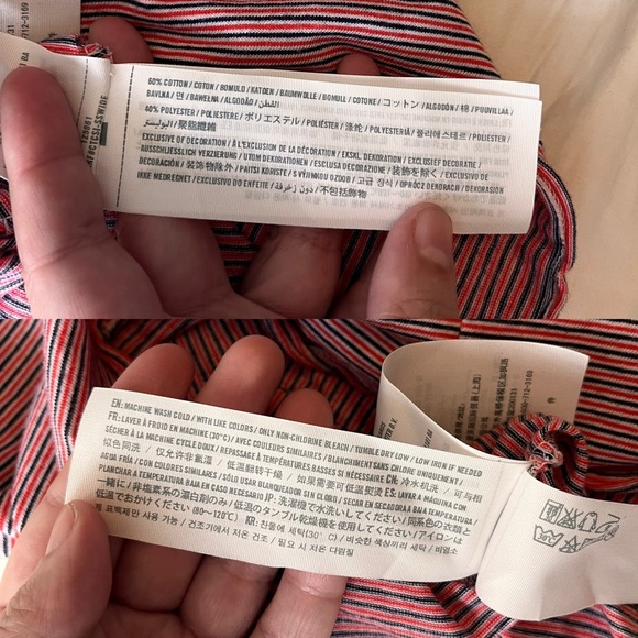 Abercrombie & Fitch Retro Varsity Striped Tank Top XS - Picture 9 of 12